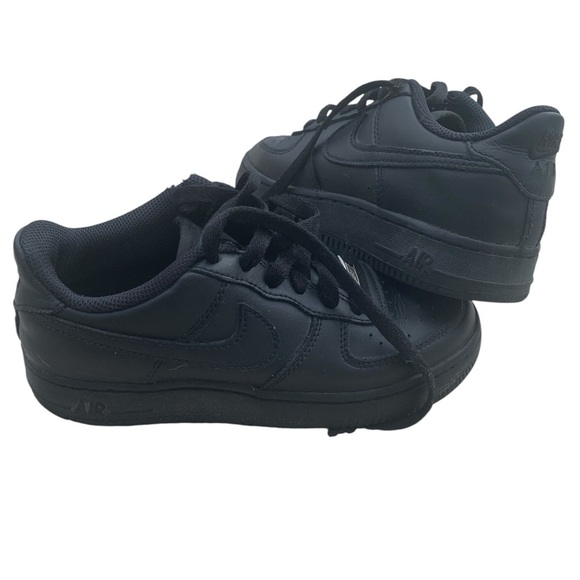 Nike Air Force 1 LE Low Grade School Kids' Shoes Black Size 3Y - Picture 1 of 12